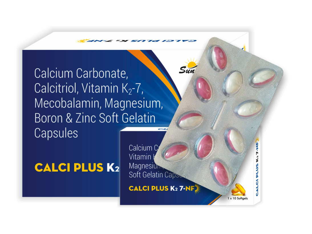 CALCI PLUS K2 7 NF CAPSULES 12X1X10 BLISTER