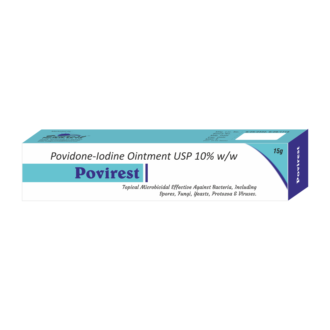 POVIREST 10% OINTMENT 15GM