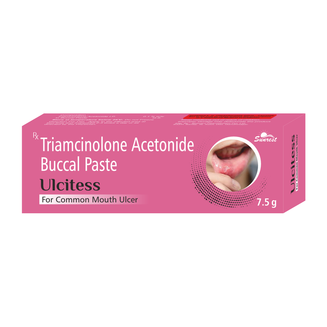 ULCITESS MOUTH ULCER PASTE 7.5 GM