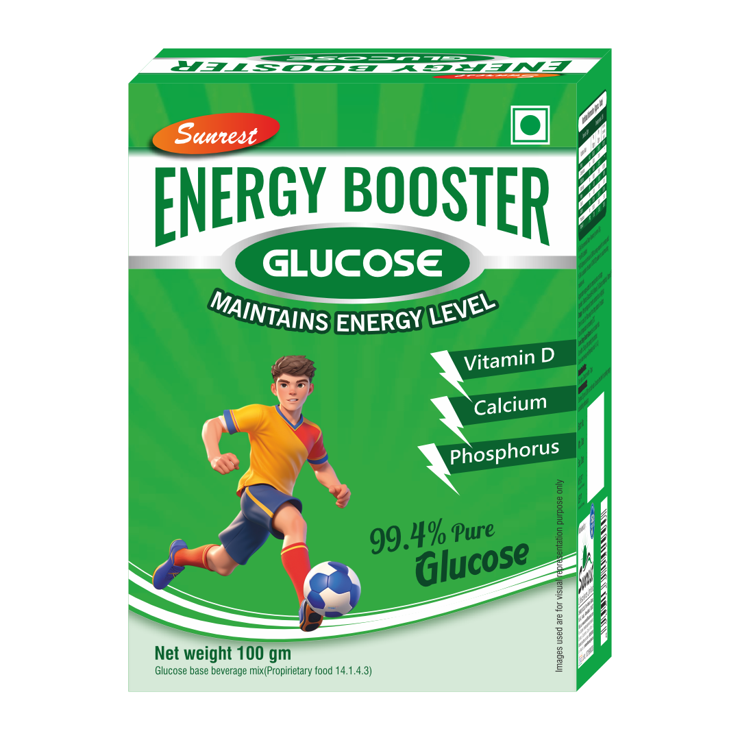 SUNREST ENERGY GLUCOSE 100 GM